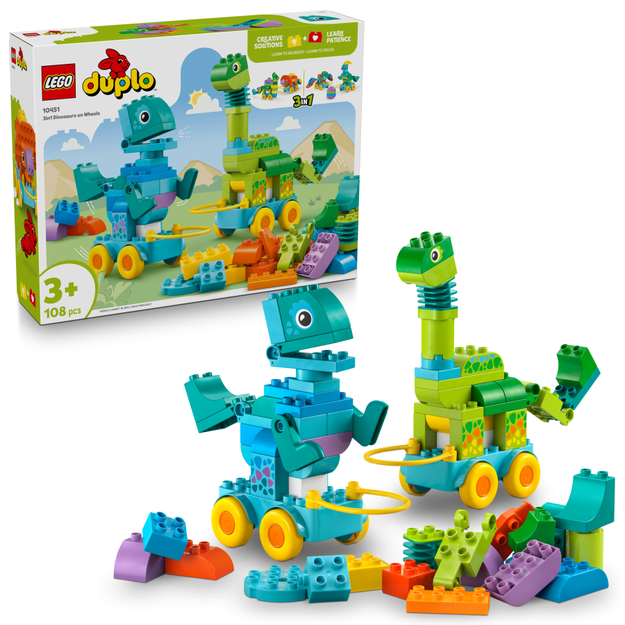 3in1 Dinosaurs on Wheels