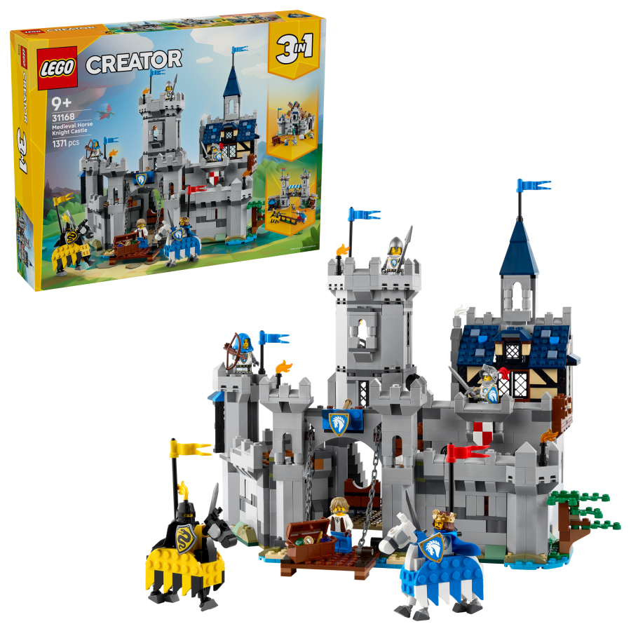 Medieval Horse Knight Castle